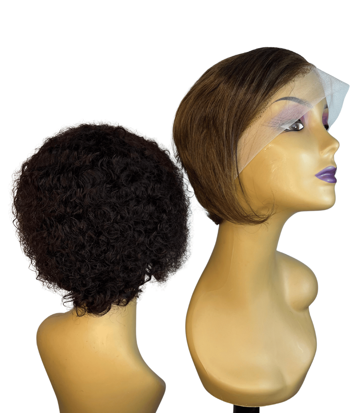 Pixie Curly #2 13X4 + Pixie STW #4 13X4 (Free Miracle Mist Spray)