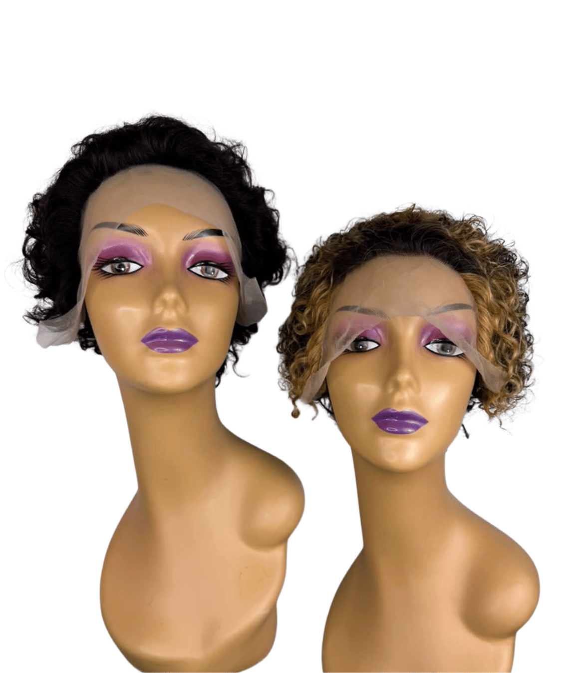 Combo Pixie Curly (Snw001) + Pixie Curly #27 (No Line)